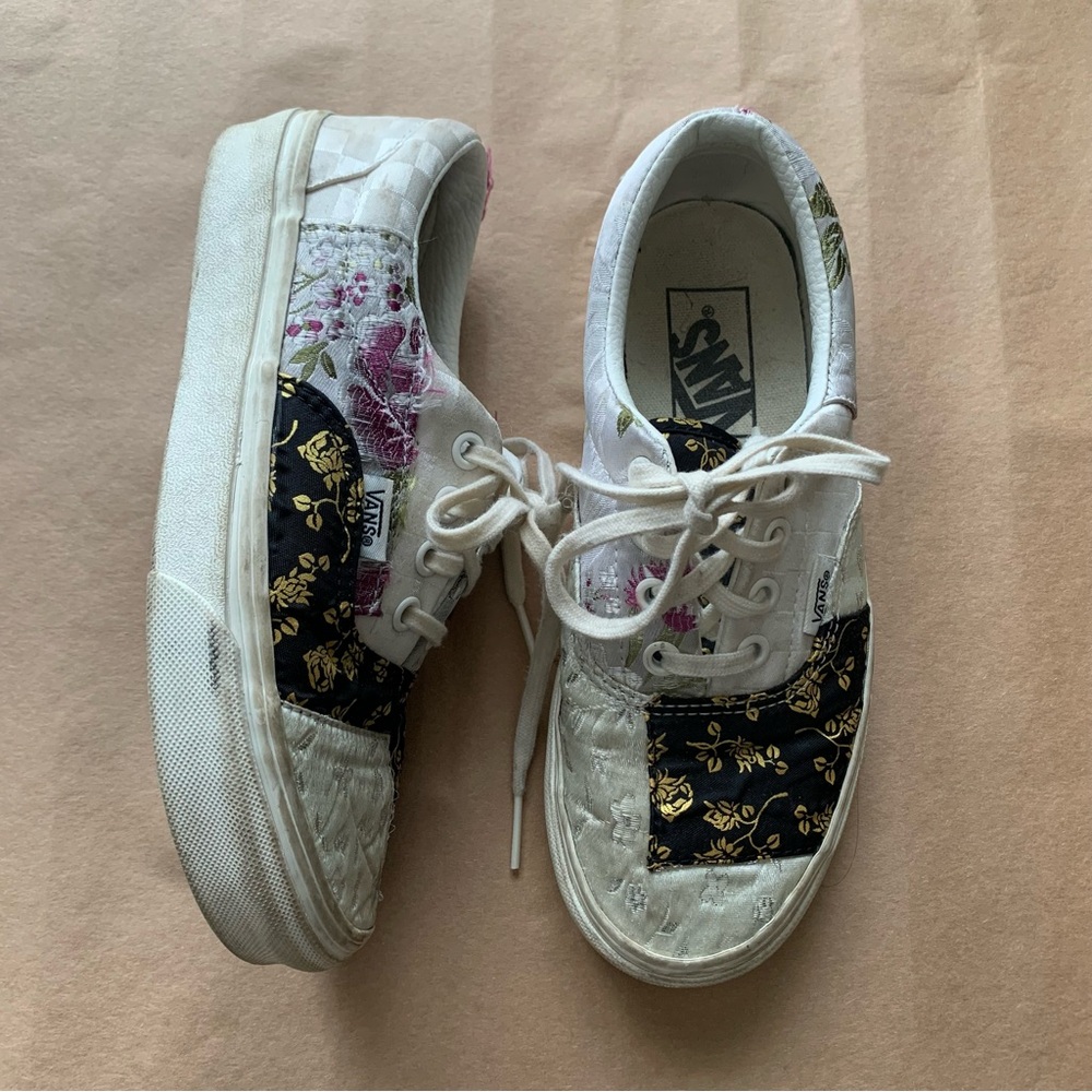 Vans Women's Floral Patchwork Sneakers